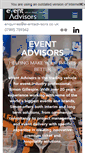 Mobile Screenshot of eventadvisors.co.uk